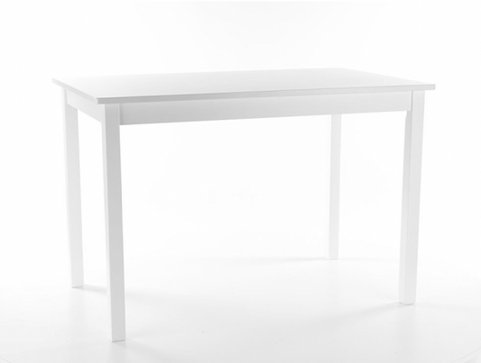 Table blanche en MDF Fiord Blanc, L80xl60xh74 cm