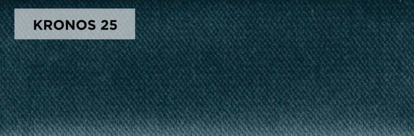 Lit rembourré en tissu Florentino Boxspring Turquoise, surmatelas inclus, 200 x 160 cm