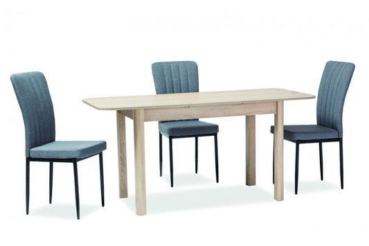 Table extensible en aggloméré et MDF, Diego II Sonoma Oak, L105-140xl65xH75 cm