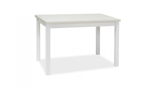 Table en aggloméré et MDF, Adam Medium Blanc, L100xl60xH75 cm