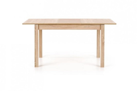 Table extensible en aggloméré et MDF Chêne Maurycy Sonoma, L118-158xl75xH76 cm
