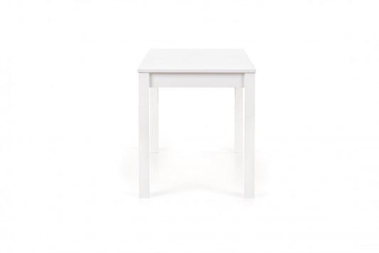 Table Ksawery Blanc aggloméré et MDF, L120xl68xH76 cm