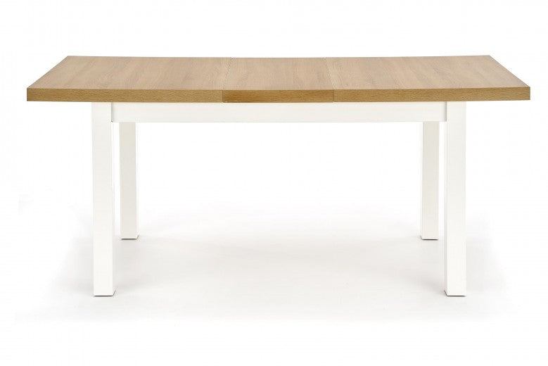 Table extensible Tiago 2 Riviera Chêne / Blanc aggloméré et MDF, L140-220xl80xH76 cm