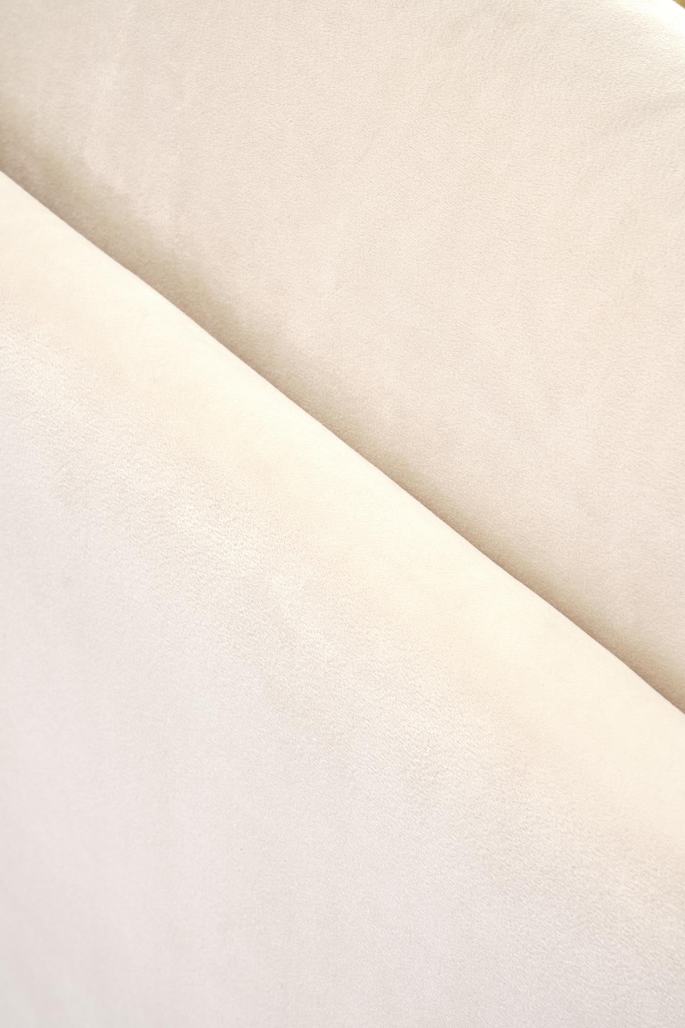 Fotoliu fix tapitat cu stofa, Ilario Velvet Natural / Bej / Negru, l64xA67xH77 cm (3)