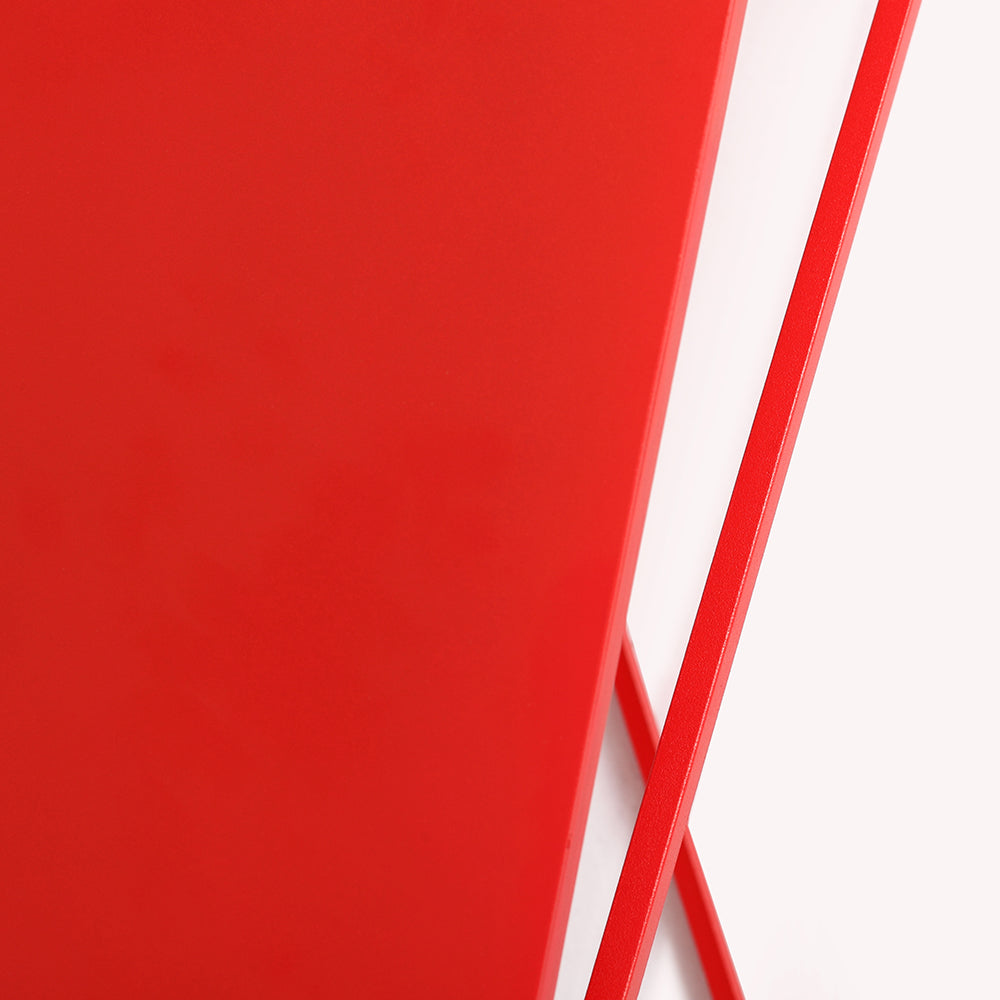 Masa de cafea din metal, Memo Rosu, L140xl80xH45 cm (2)