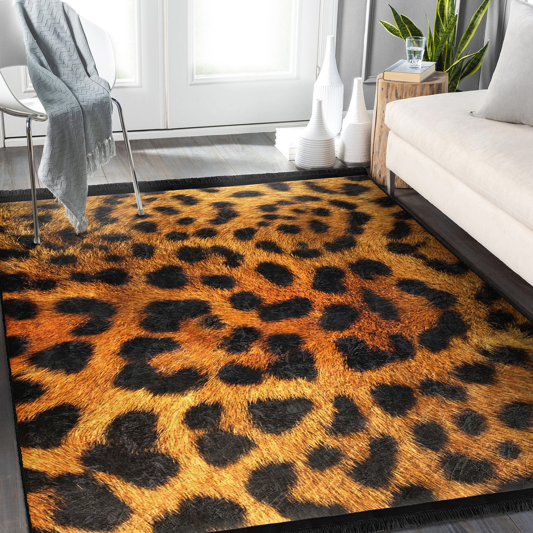 Covor din poliester, Halidik Deluxe-11106 Multicolor