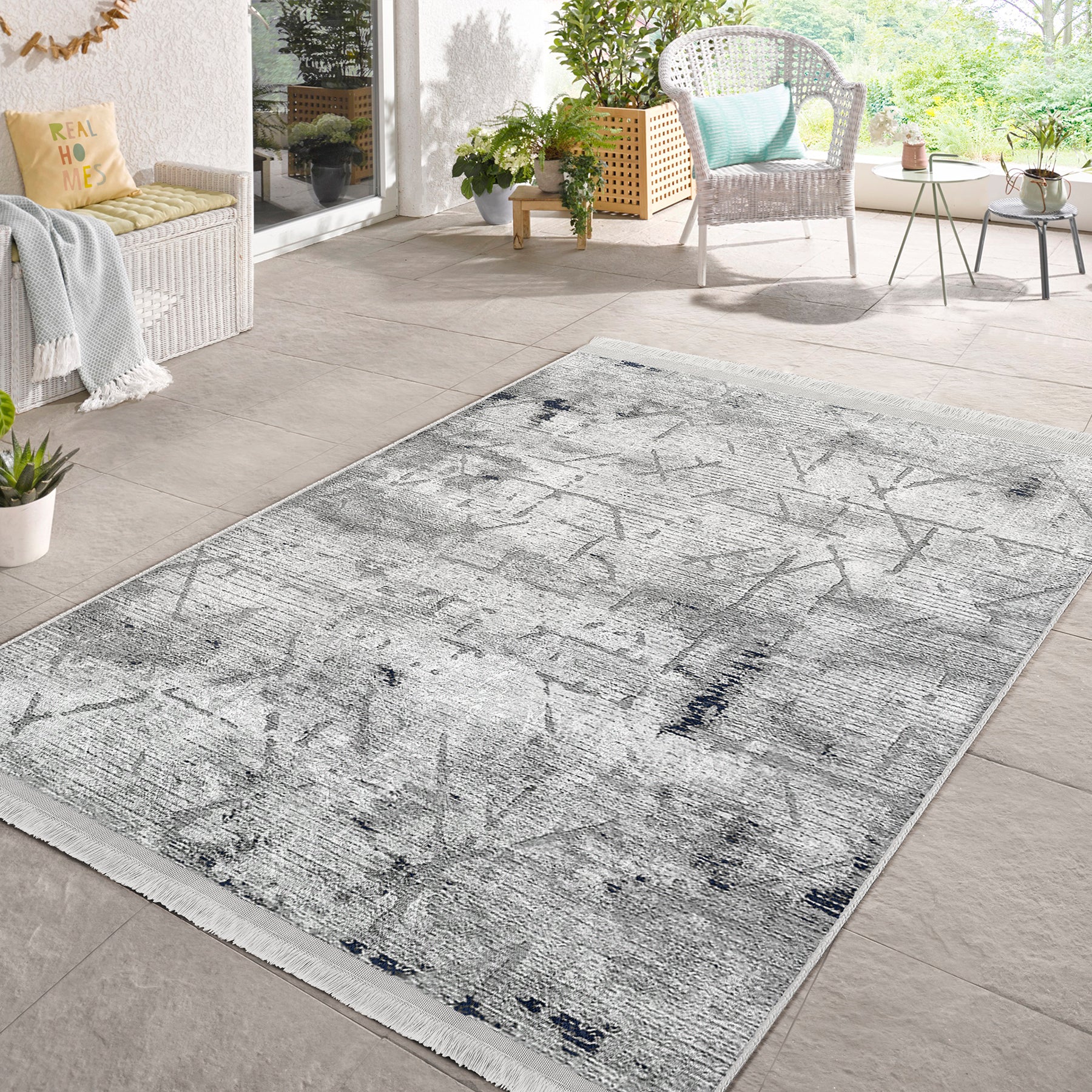 Covor din poliester, Halidik Deluxe-11107 Multicolor (1)