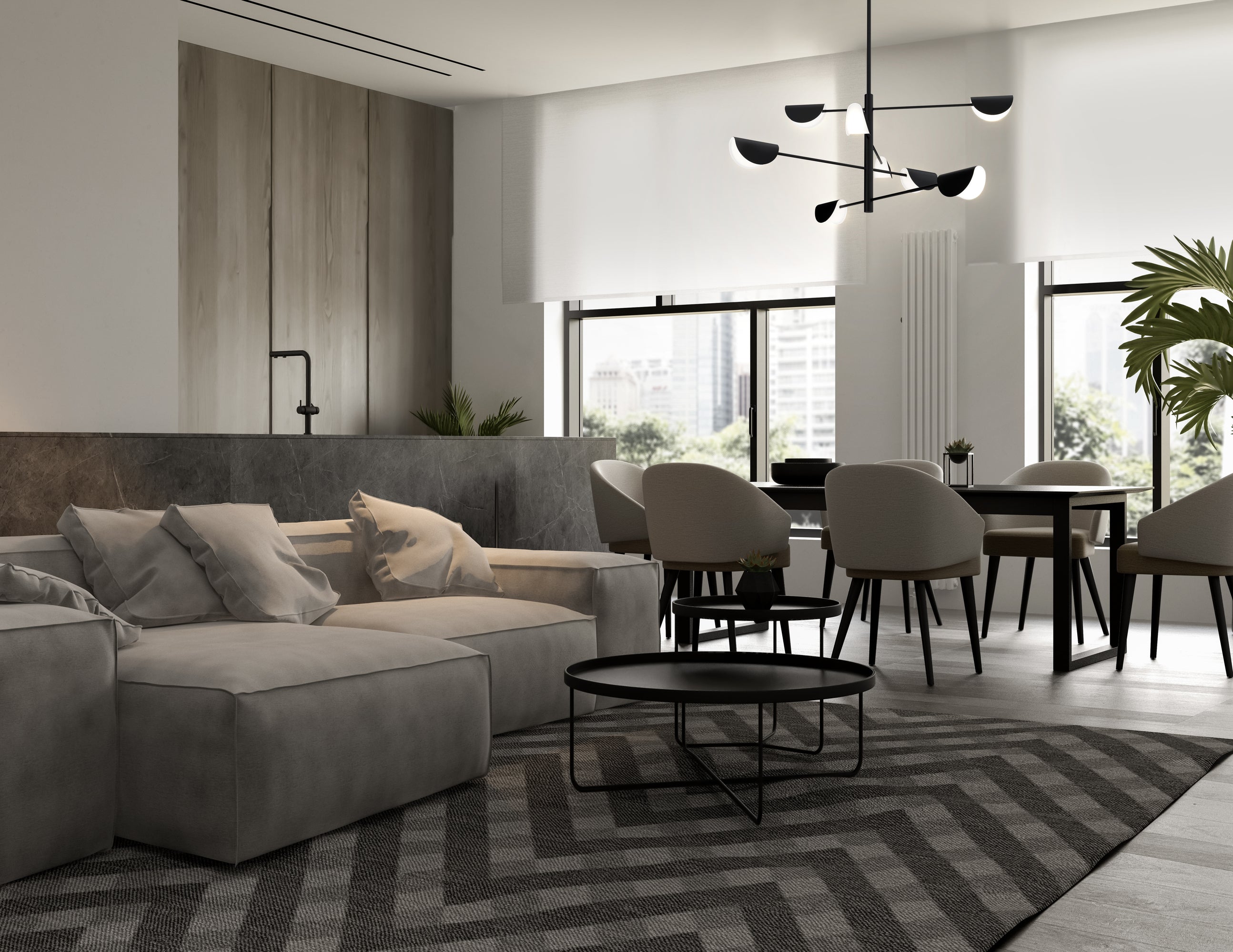 Lustra Mollis Negru 08B (1)