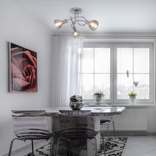 Plafoniera Holly 5557 Crom / Fumuriu (4)