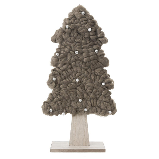 Sapin de Noël décoratif, Choinka, Marron, H40 cm