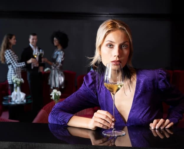 Lot de 4 verres à vin, cristal Max Riesling, Transparent, 490 ml, Riedel