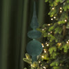 Cime de sapin de Noël en plastique, Spic Velvet, Vert, H31 cm