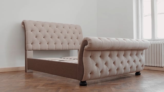 SomProduct Lit Bellini beige foncé