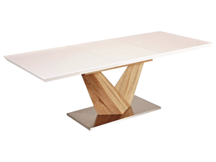Table extensible en bois massif Alaras