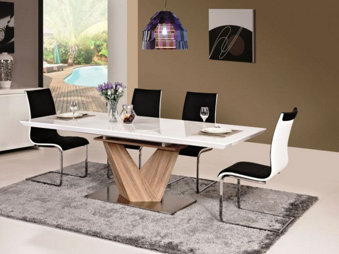 Table extensible en bois massif Alaras