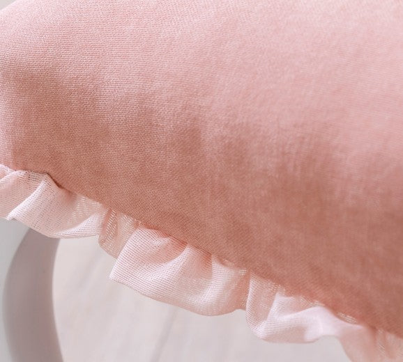 Banc rembourré en tissu et pieds en bois Dream Salmon, l92xA43xH45 cm