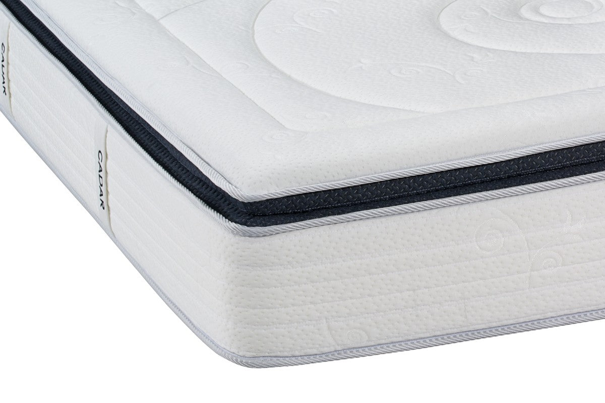 Matelas Basic Vasco Memory 12 cm mousse HR + 6 cm Memory