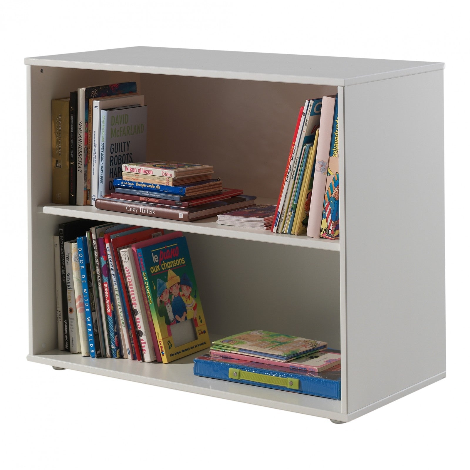 Library of MDF for Children Pino White, L85.5XA43.3xh71.8 cm