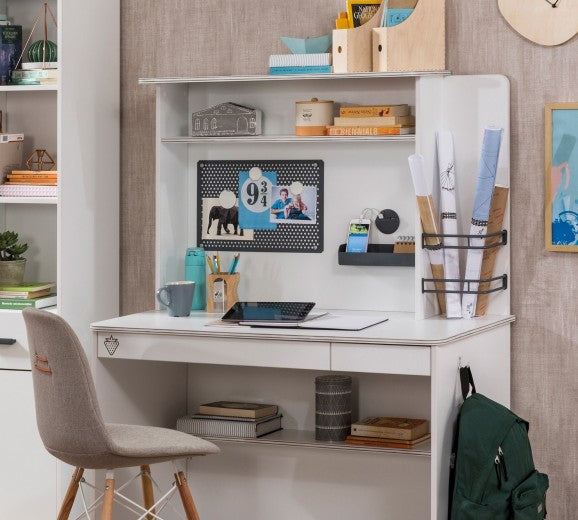 Petite bibliothèque à suspendre blanche, l108xA29xH72 cm