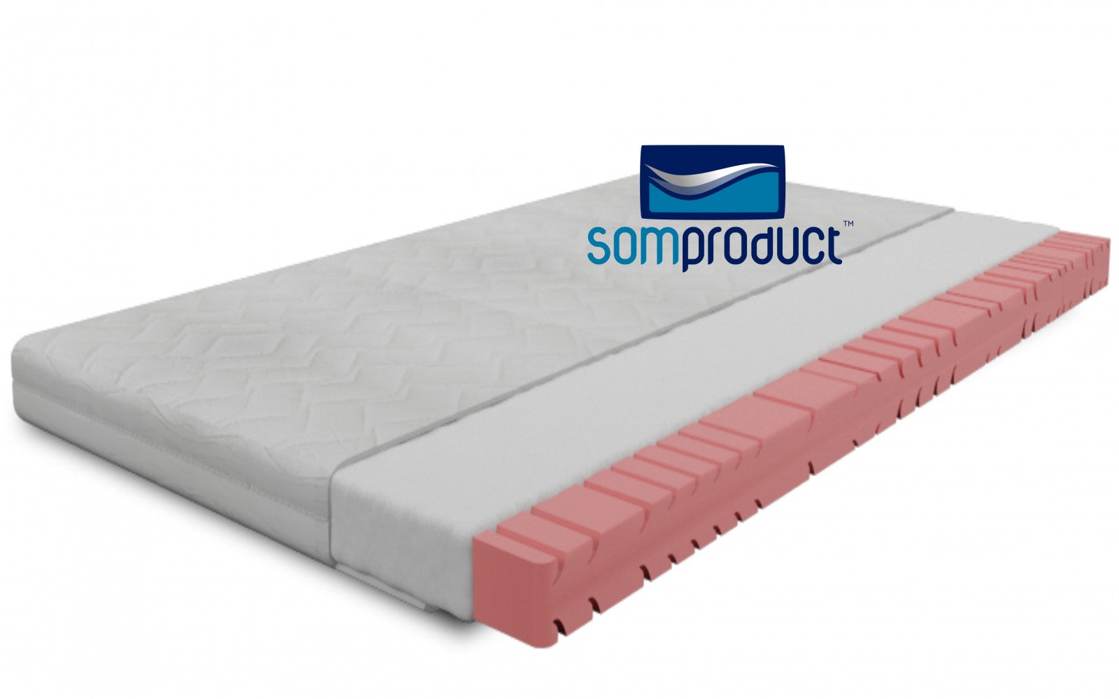 Matelas BioWool, 18 cm mousse HR + 2 cm Laine, 20 cm