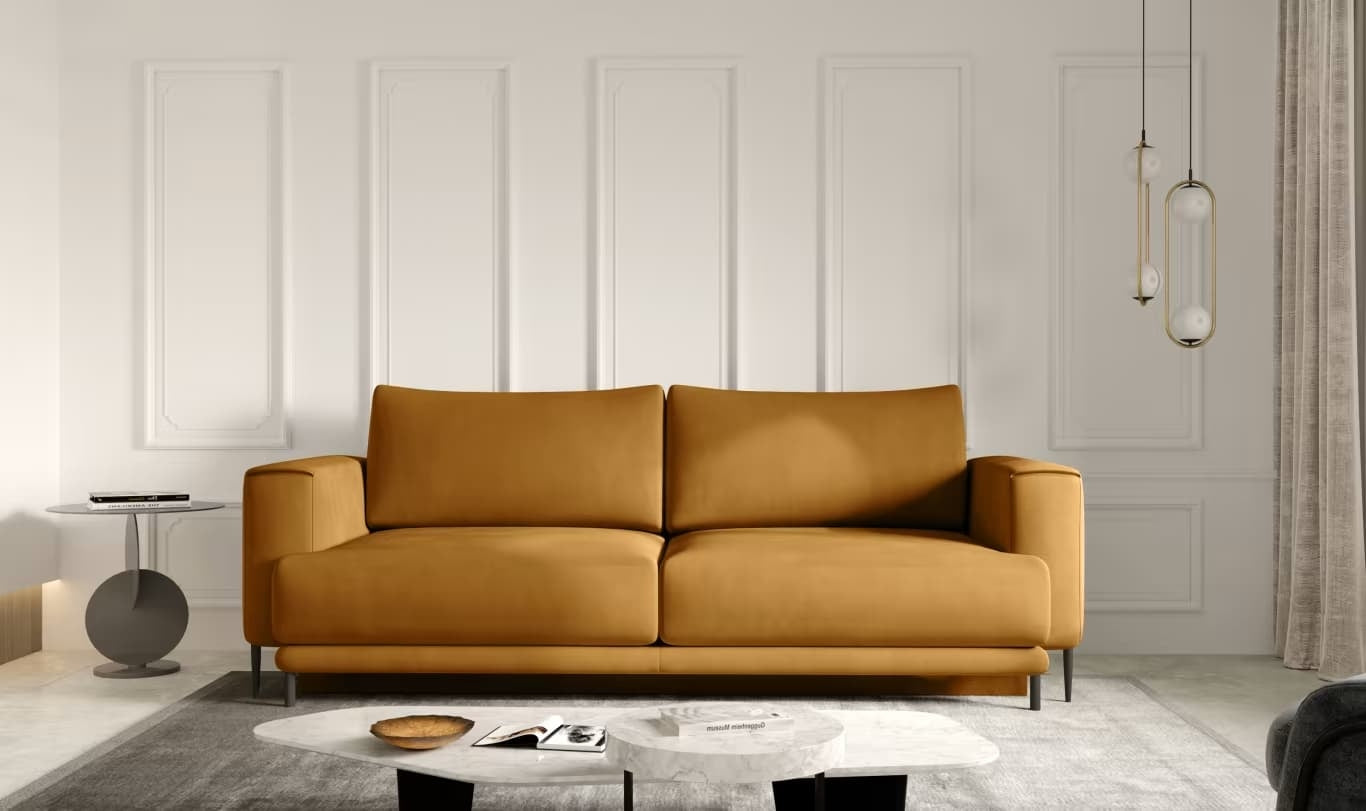 Canapea Extensibila, 3 Locuri, Lada de Depozitare, tapitata cu stofa, Dalis Nube, l260xA95xH90 cm (1)