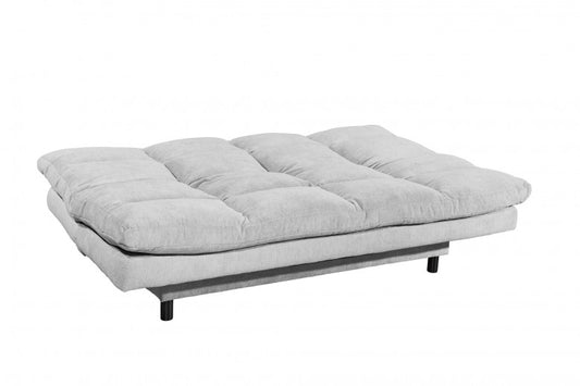 Canapé extensible tapissé de tissu, 3 places Gris Lotta, l190xA95xH85 cm