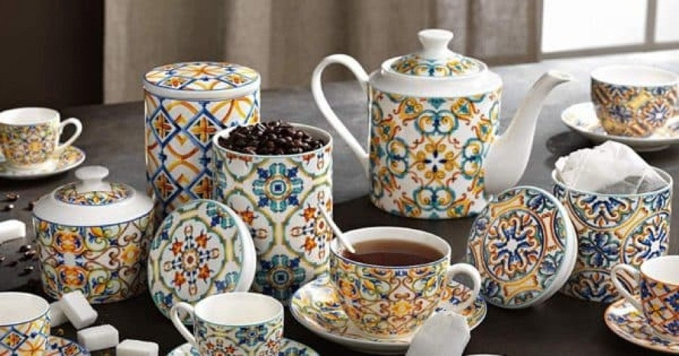 Théière en porcelaine, Medicea Multicolor, 1 L