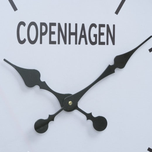 Horloge murale Copenhagen Blanc / Gris, Ø70 cm