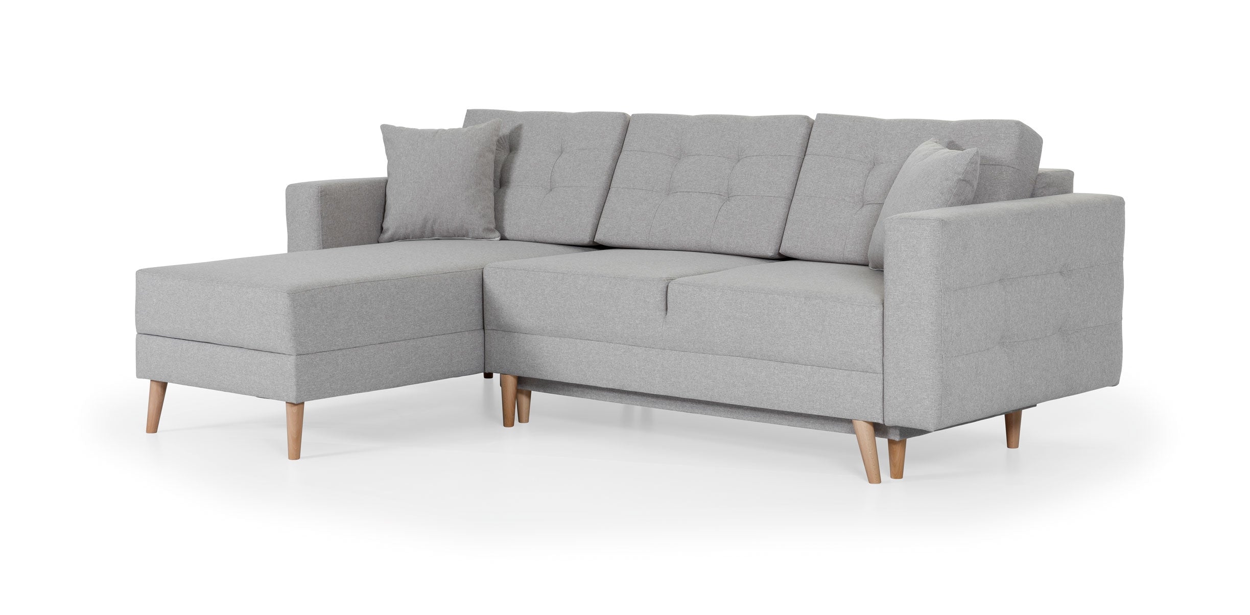 Coltar Extensibil Asgare L cu Lada de Depozitare, Sezlong Universal (pe Stanga sau pe Dreapta), Perne Incluse, l250xA162xH87 cm (9)