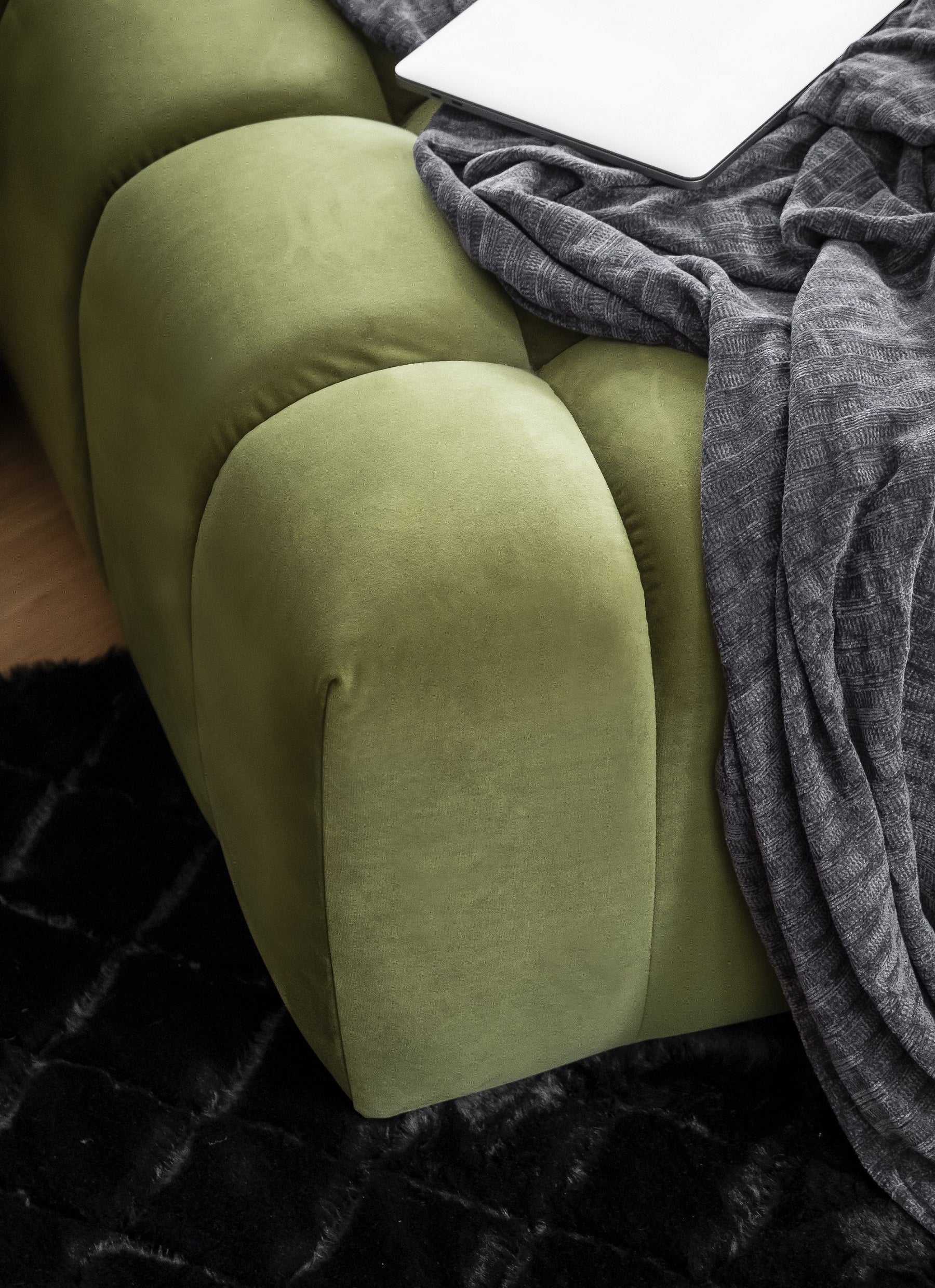 Coltar Extensibil Boni cu Lada de Depozitare, Sezlong pe Stanga, Perne Incluse, l350xA170xH85 cm (9)