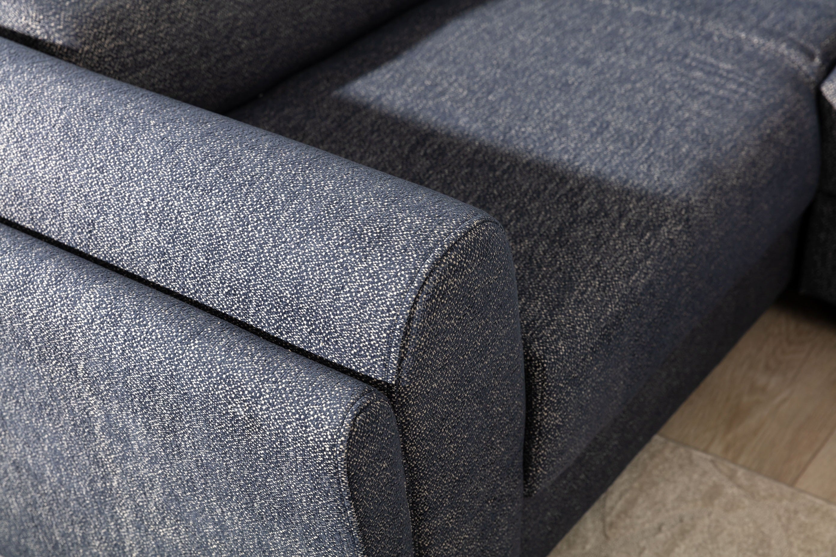 Coltar Extensibil Escape cu Lada de Depozitare, Sezlong pe Dreapta, Tetiere Reglabile, l330xA190xH82-98 cm