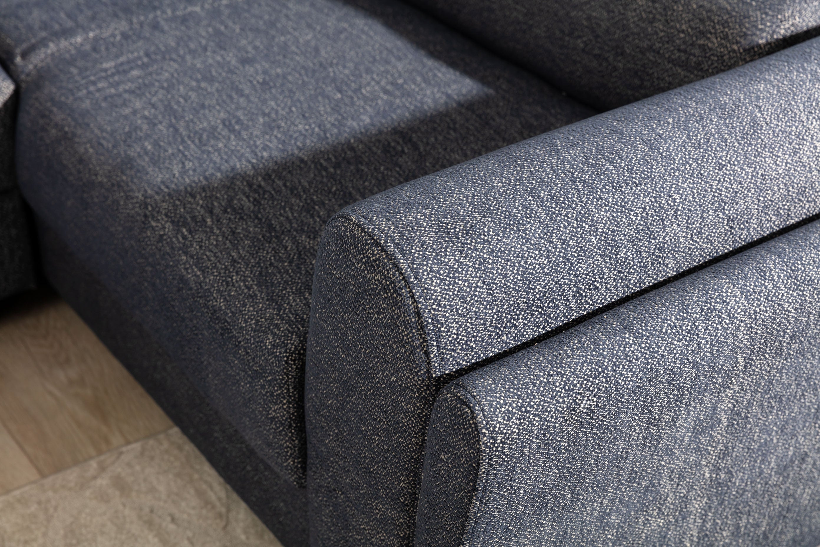 Coltar Extensibil Escape cu Lada de Depozitare, Sezlong pe Stanga, Tetiere Reglabile, l330xA190xH82-98 cm (2)