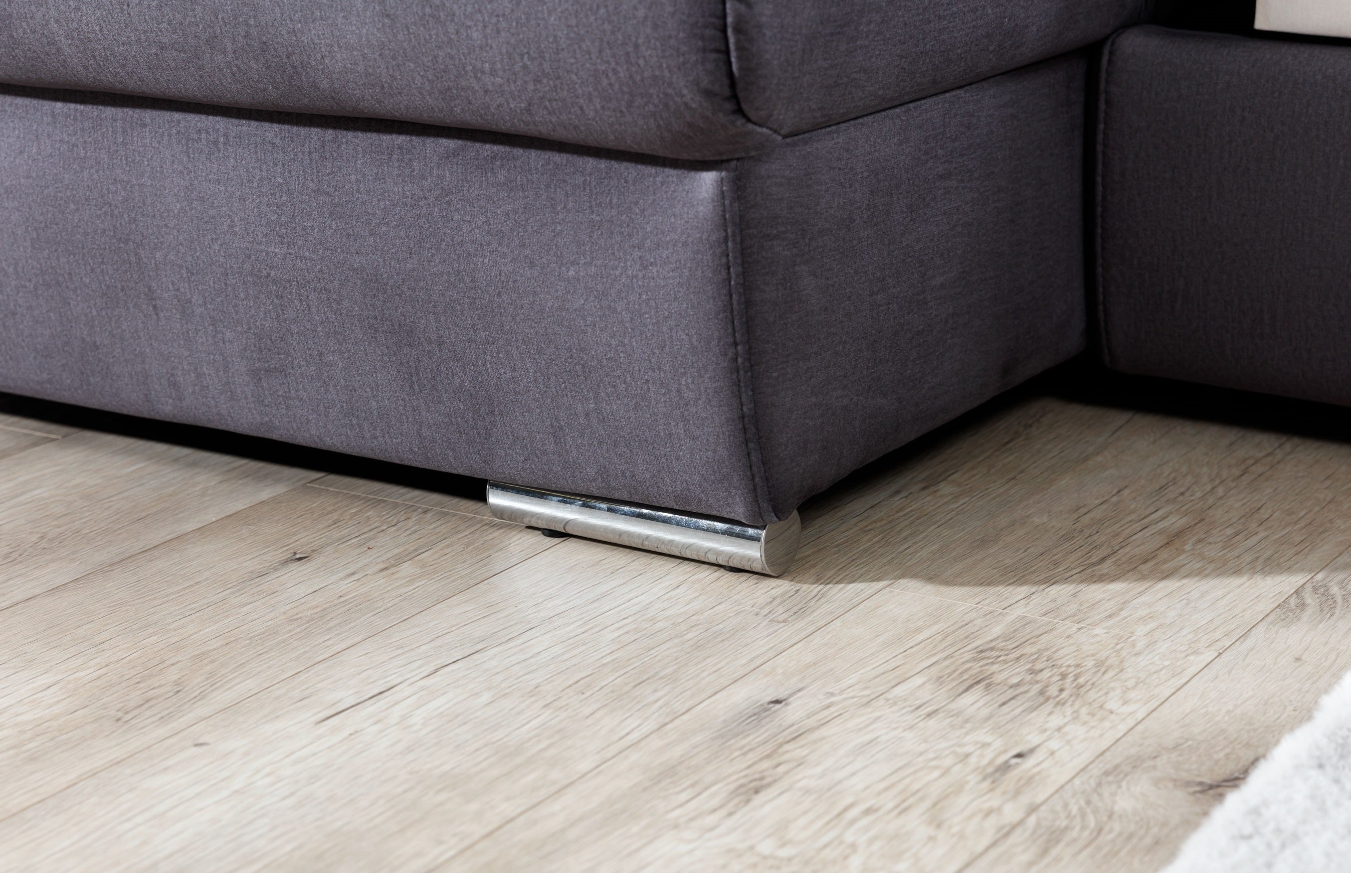 Coltar Extensibil Evon cu Lada de Depozitare, Sezlong pe Dreapta, Tetiere Reglabile, l330xA216xH82-102 cm (6)