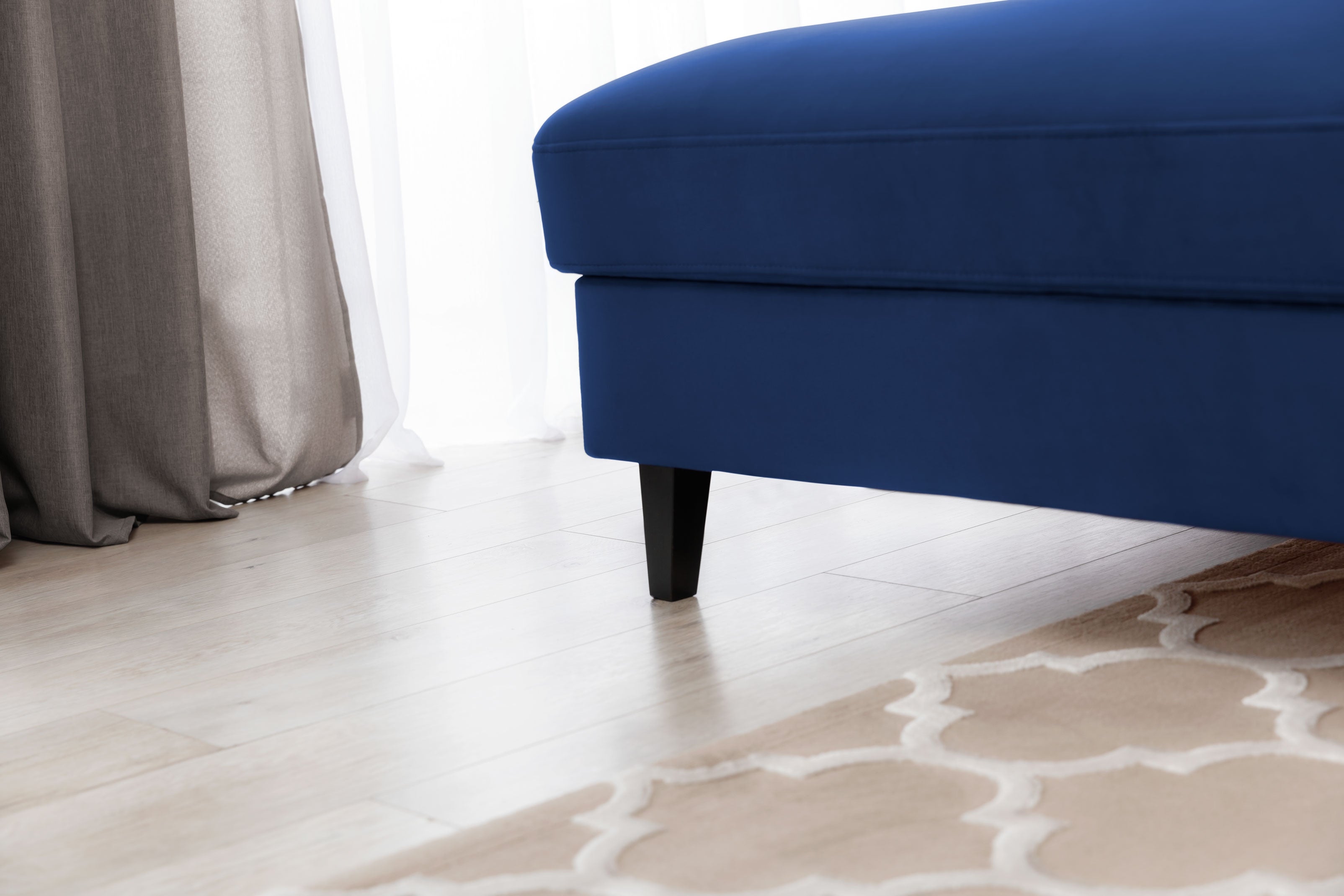 Coltar Extensibil Fobleros Plus Velvet Bleumarin cu Lada de Depozitare, Sezlong pe Stanga, Tetiere Reglabile, l267xA196xH83-100 cm (7)