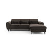 Coltar Extensibil Fobleros Plus Velvet Maro Inchis cu Lada de Depozitare, Sezlong pe Dreapta, Tetiere Reglabile, l267xA196xH83-100 cm (10)