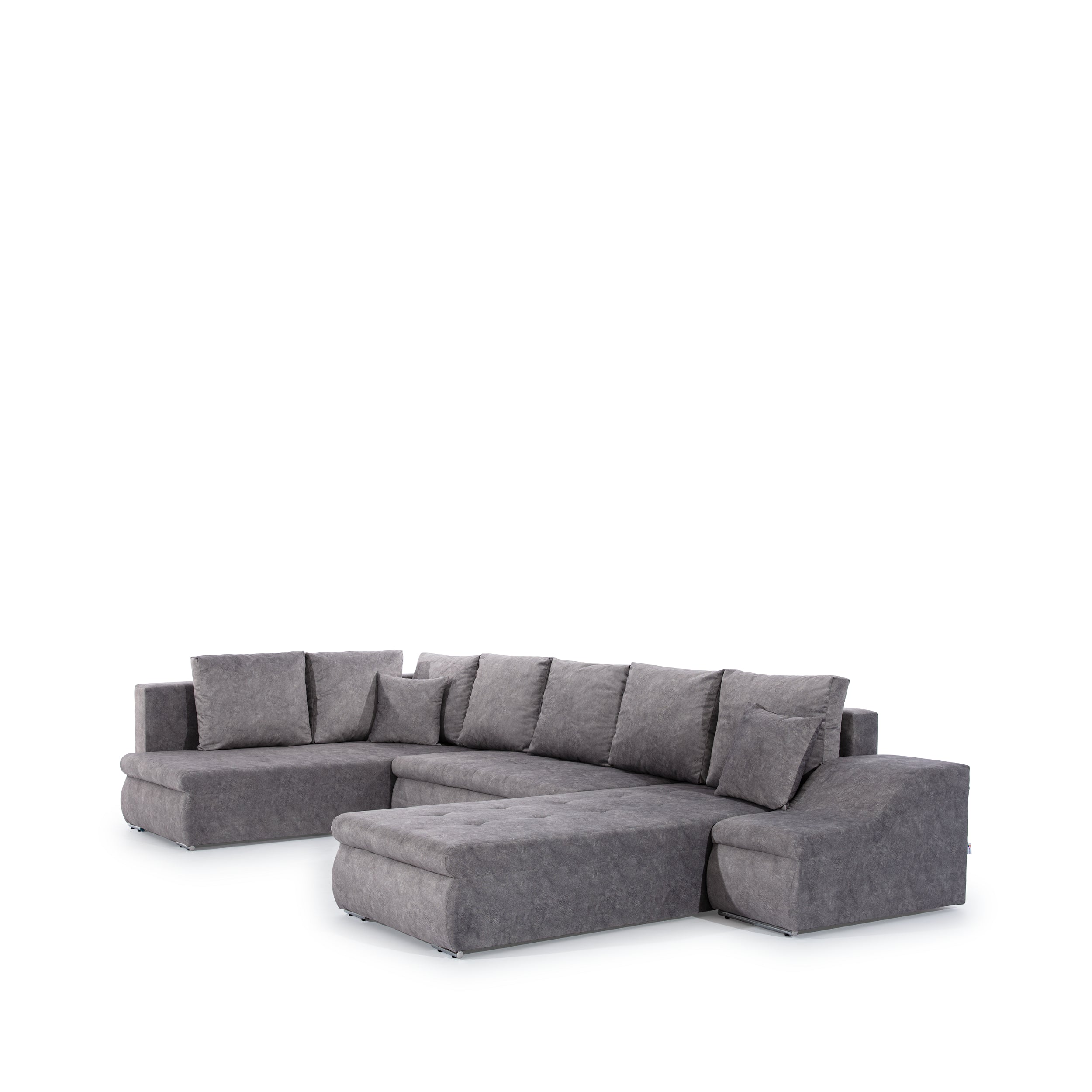 Coltar Extensibil Giorgio cu Lada de Depozitare, Sezlong pe Dreapta, Perne Incluse, l340xA200xH88 cm (9)