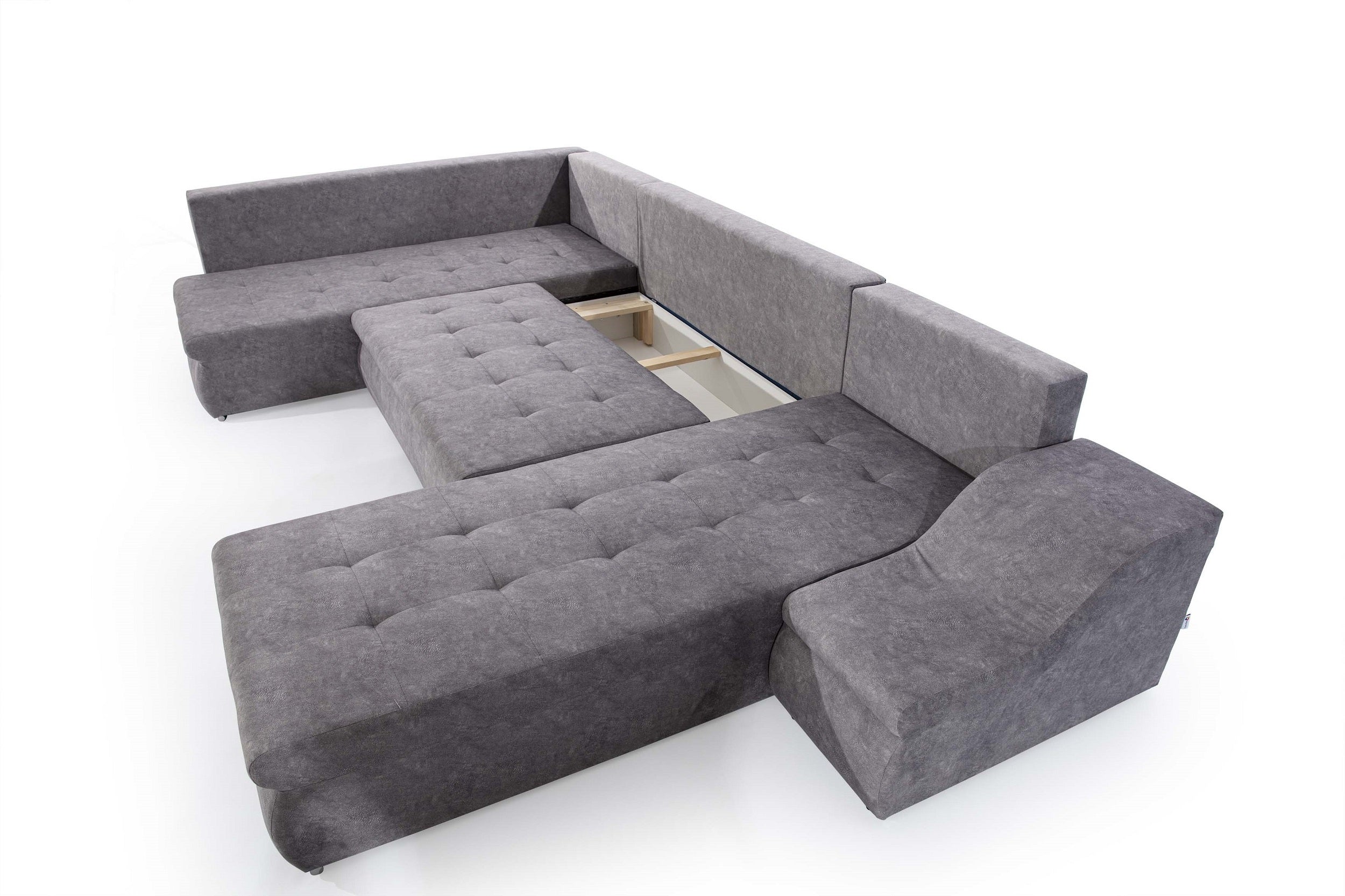 Coltar Extensibil Giorgio cu Lada de Depozitare, Sezlong pe Dreapta, Perne Incluse, l340xA200xH88 cm (10)