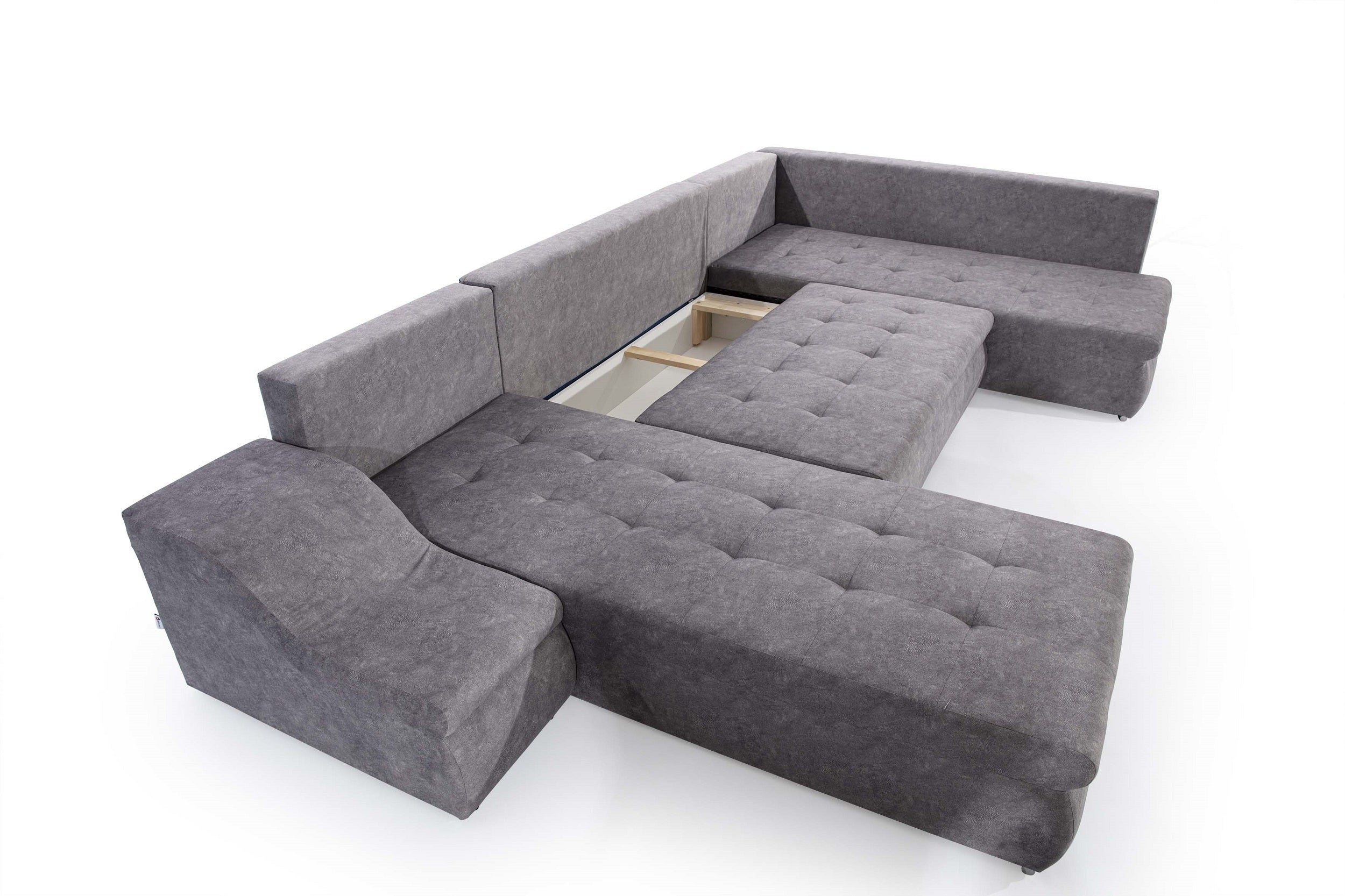 Coltar Extensibil Giorgio cu Lada de Depozitare, Sezlong pe Stanga, Perne Incluse, l340xA200xH88 cm (11)