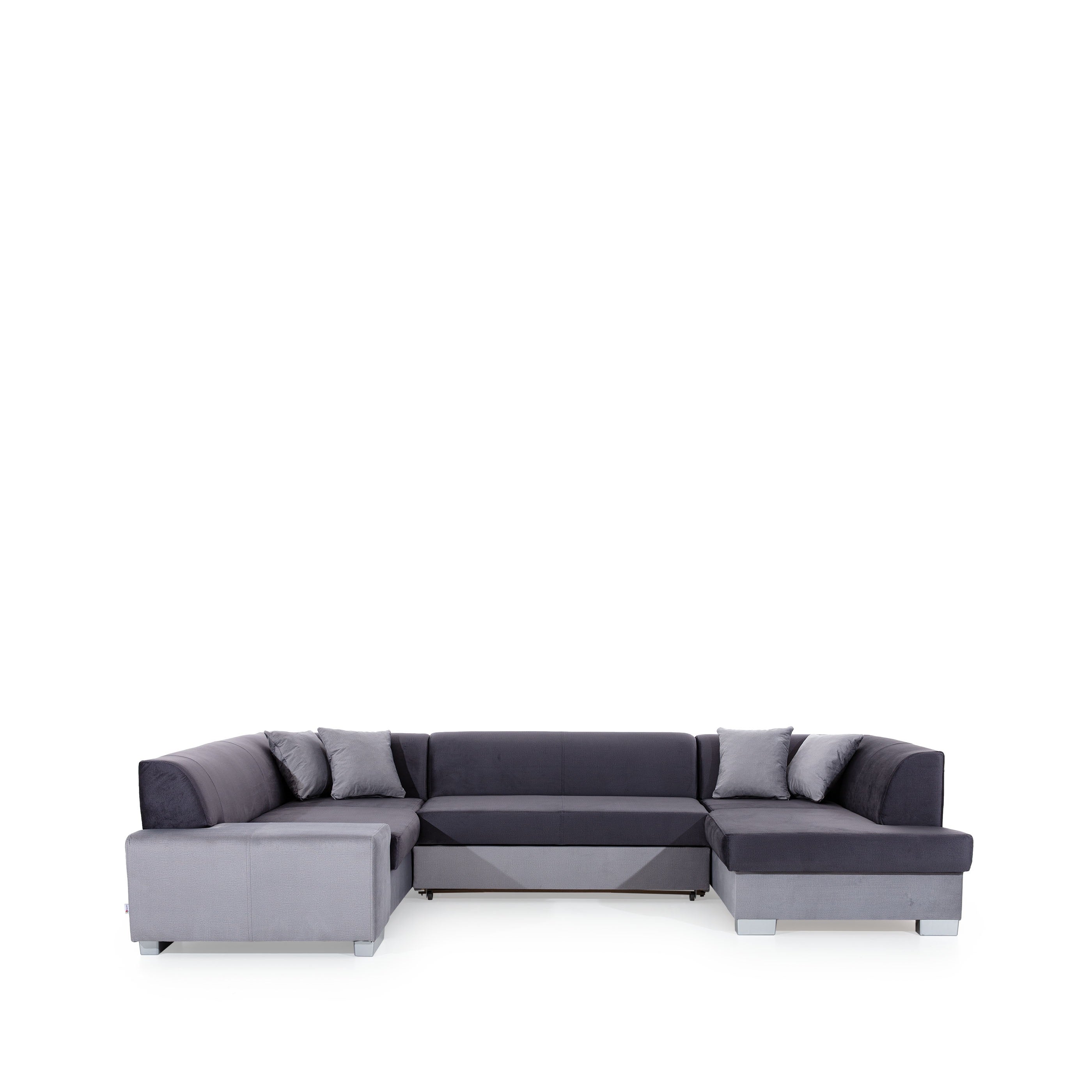 Coltar Extensibil Havasi cu Lada de Depozitare, Sezlong pe Dreapta, Perne Incluse, l320xA207xH73 cm (6)