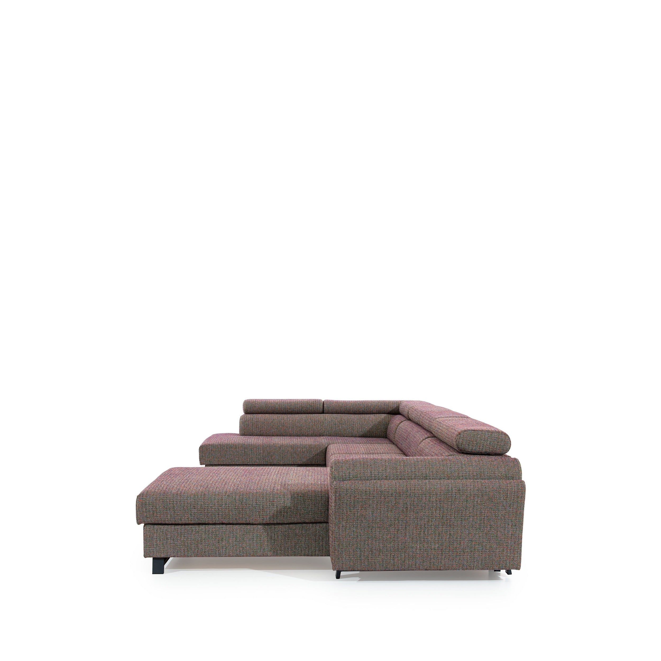 Coltar Extensibil Joseph cu Lada de Depozitare, Sezlong pe Stanga, Tetiere Reglabile, l370xA190xH69-98 cm (2)