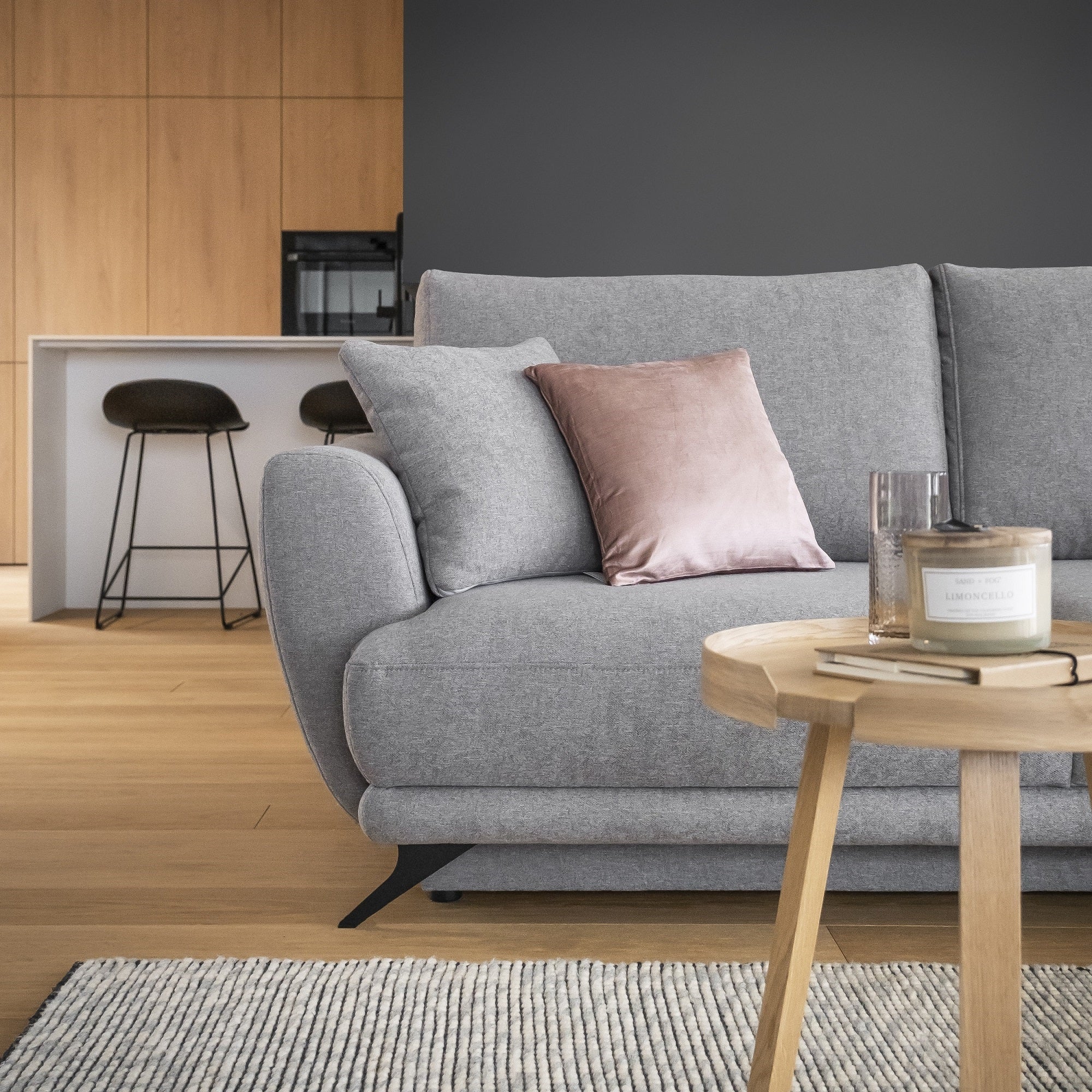 Coltar Extensibil Lara cu Lada de Depozitare, Sezlong pe Dreapta, Perne Incluse, l280xA191xH90 cm (6)