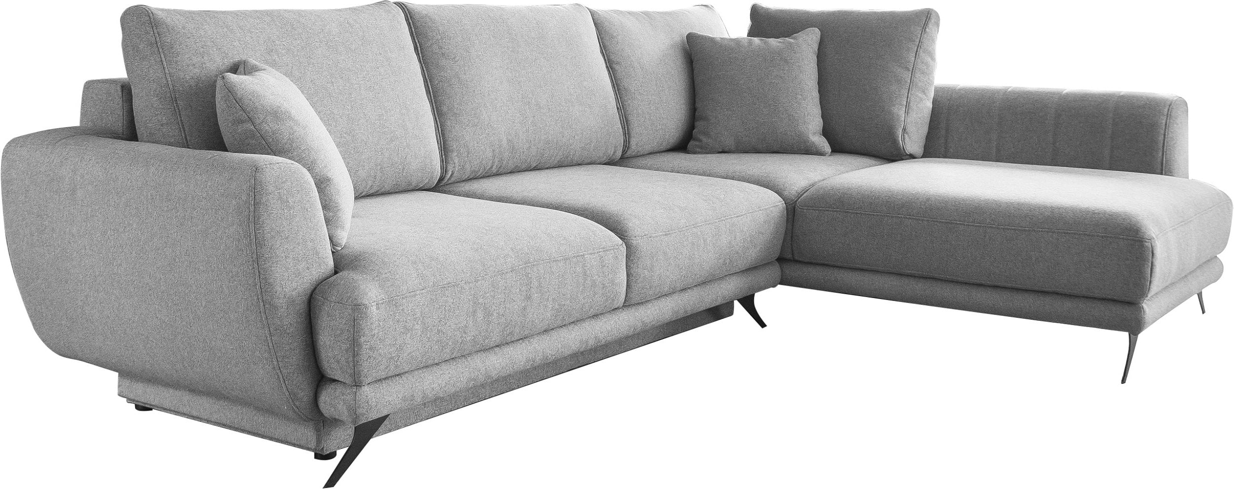 Coltar Extensibil Lara cu Lada de Depozitare, Sezlong pe Dreapta, Perne Incluse, l280xA191xH90 cm (10)