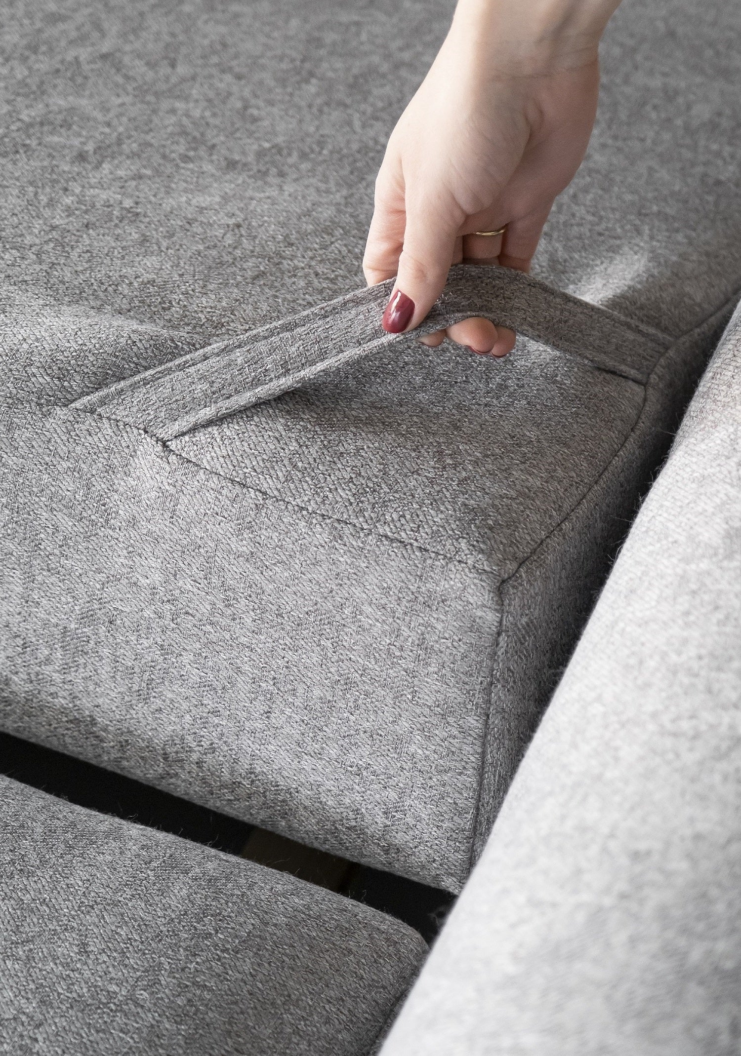 Coltar Extensibil Lara cu Lada de Depozitare, Sezlong pe Dreapta, Perne Incluse, l280xA191xH90 cm (8)