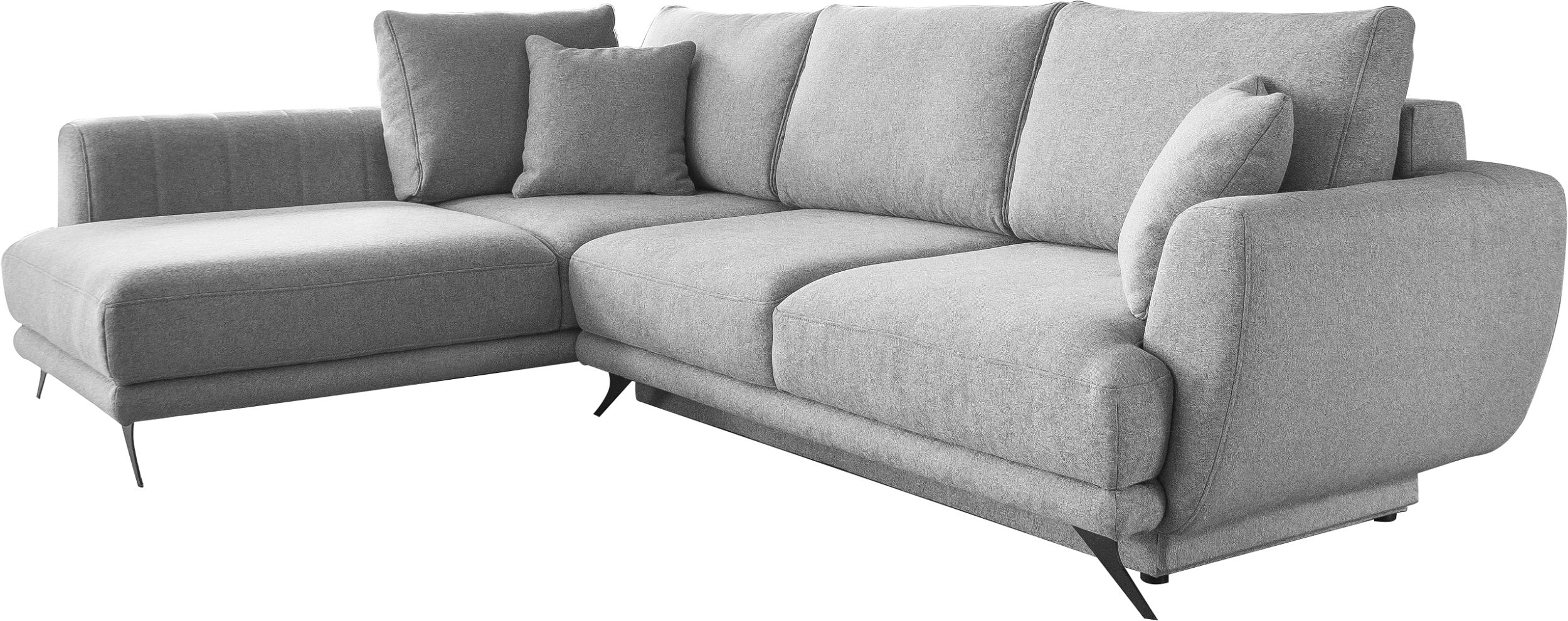 Coltar Extensibil Lara cu Lada de Depozitare, Sezlong pe Stanga, Perne Incluse, l280xA191xH90 cm (10)