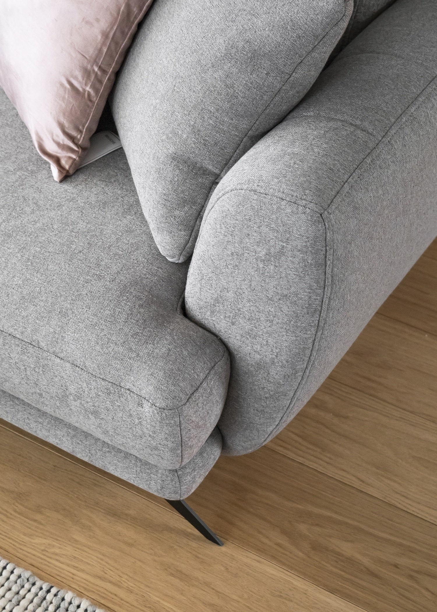 Coltar Extensibil Lara cu Lada de Depozitare, Sezlong pe Stanga, Perne Incluse, l280xA191xH90 cm (7)