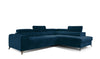Coltar Extensibil Laurette cu Lada de Depozitare, Sezlong pe Dreapta, Tetiere Reglabile, l275xA205xH69-98 cm-Monolith77 (1)
