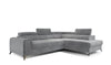 Coltar Extensibil Laurette cu Lada de Depozitare, Sezlong pe Dreapta, Tetiere Reglabile, l275xA205xH69-98 cm-Monolith84 (1)