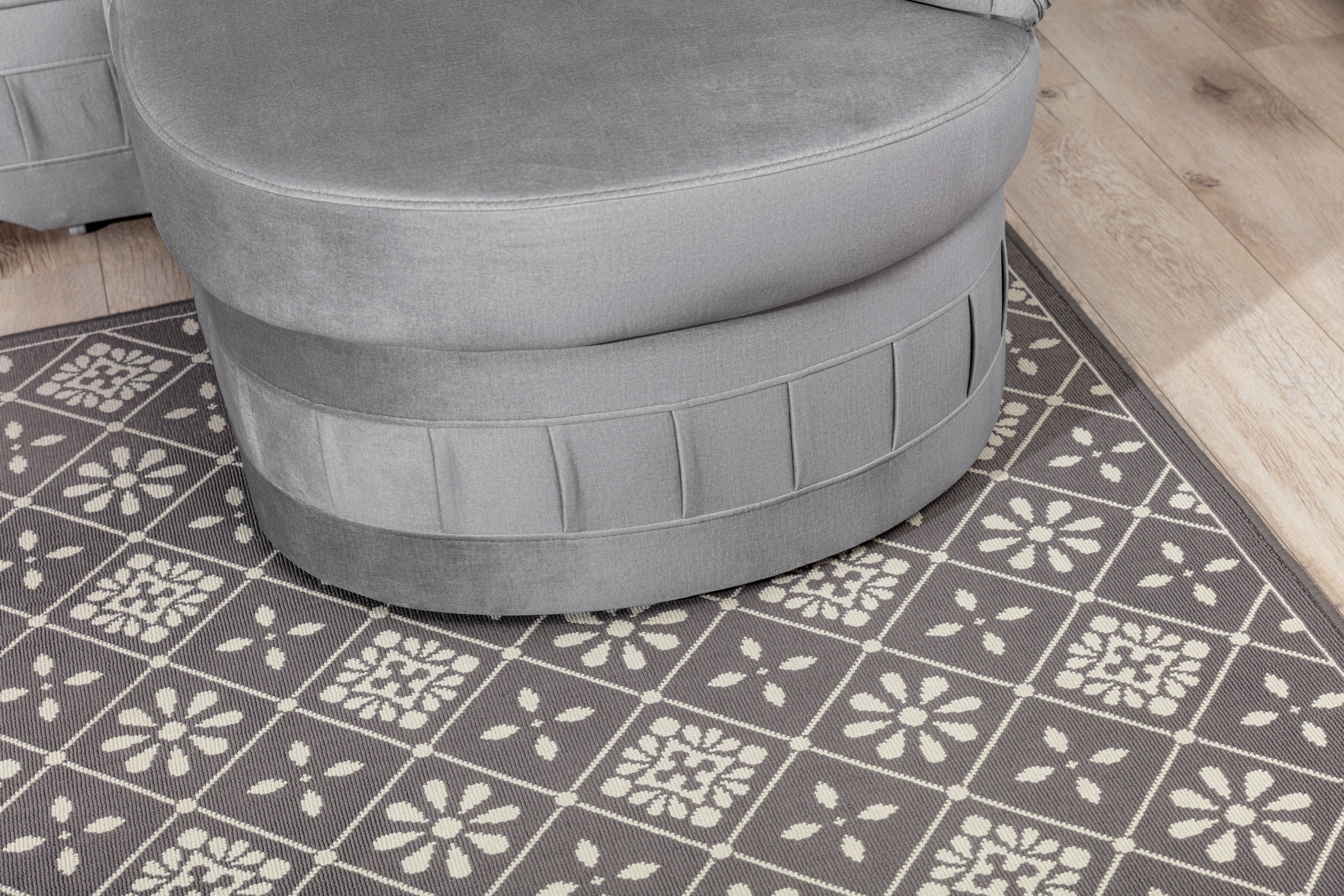 Coltar Extensibil Lordes cu Lada de Depozitare, Sezlong pe Dreapta, l243xA180xH105 cm (5)