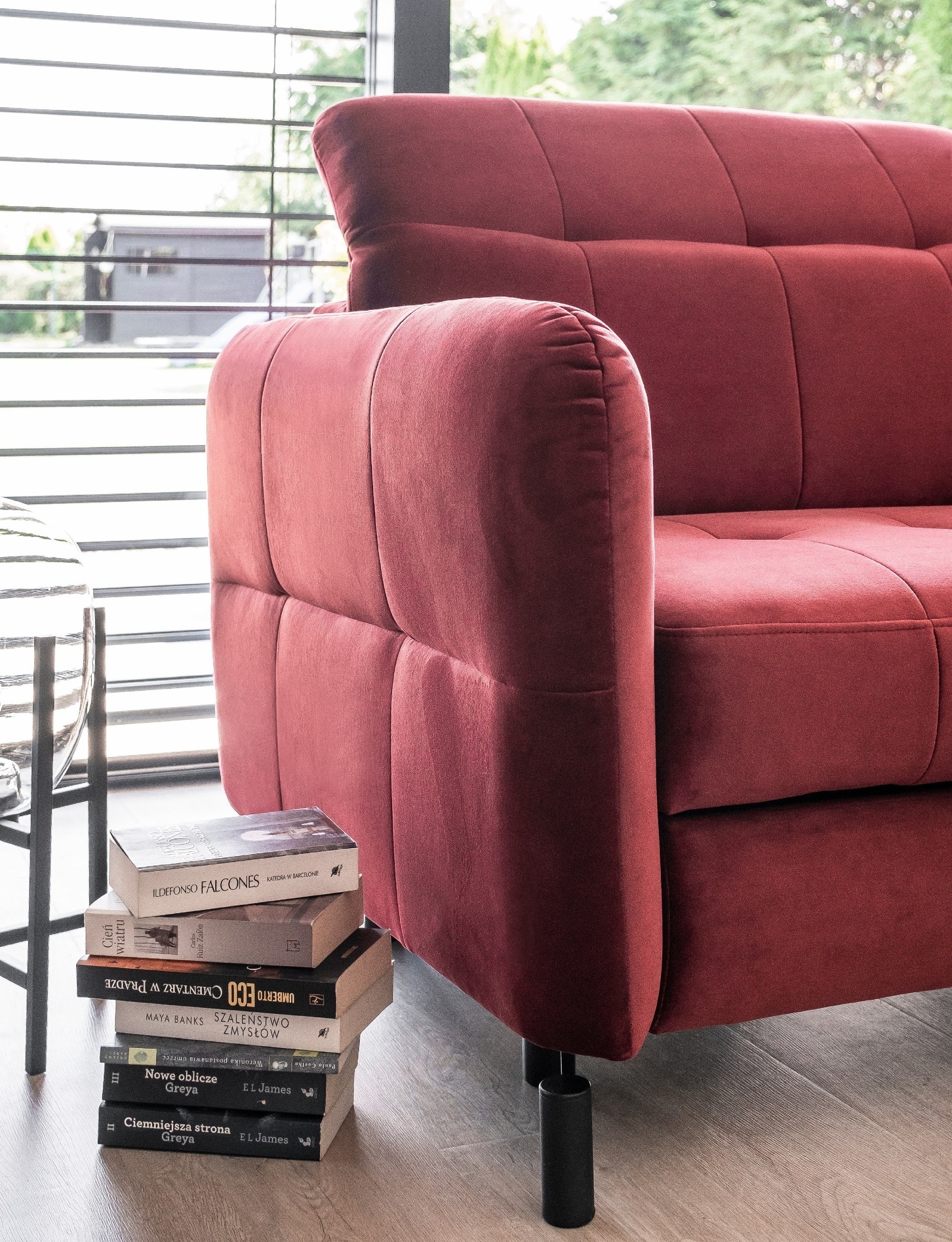 Coltar Extensibil Lorelai cu Lada de Depozitare, Sezlong pe Dreapta, Tetiere Reglabile, l225xA160xH80-105 cm (5)