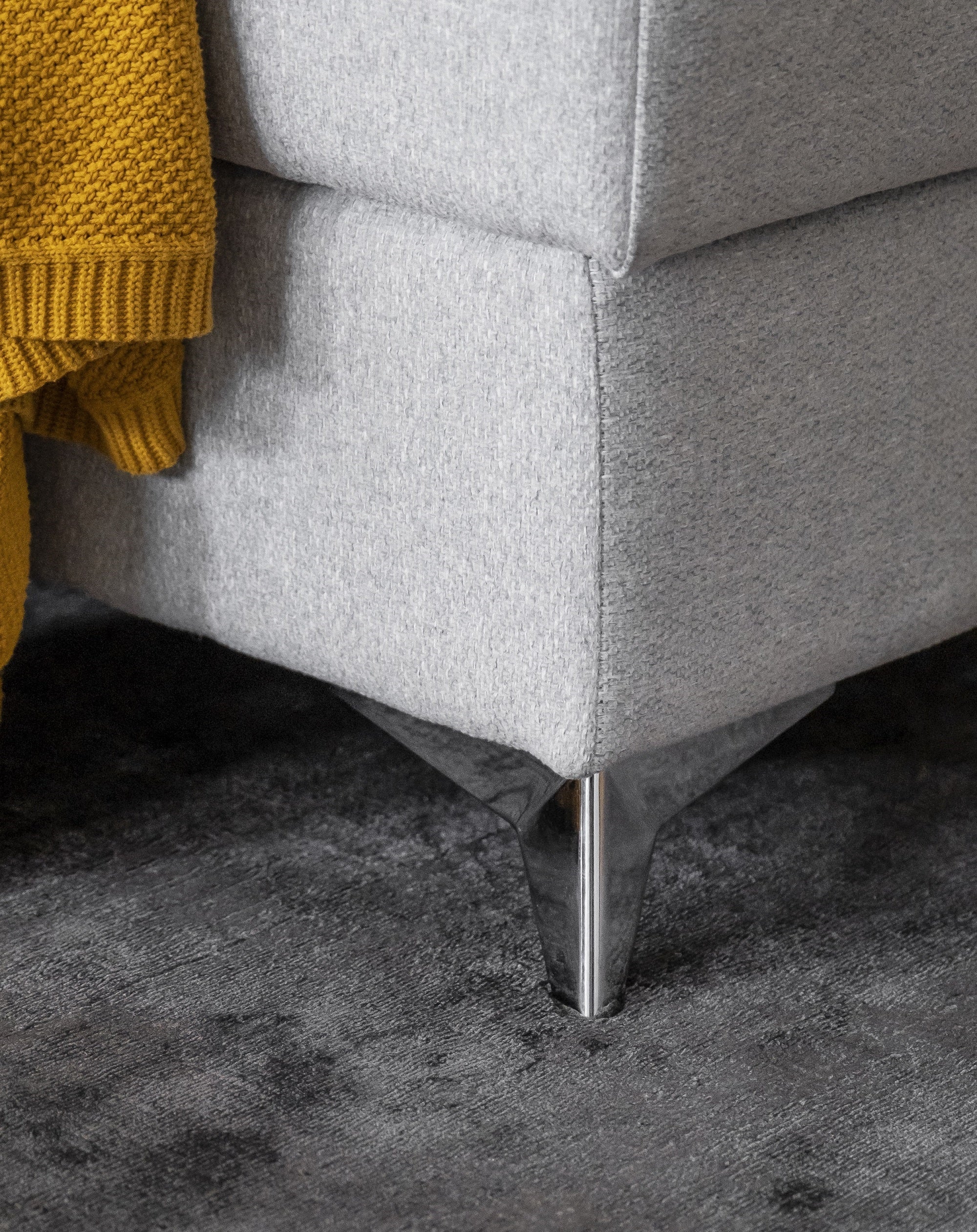 Coltar Extensibil Louisette cu Lada de Depozitare, Sezlong pe Dreapta, Tetiere Reglabile, l340xA202xH72-92 cm (6)